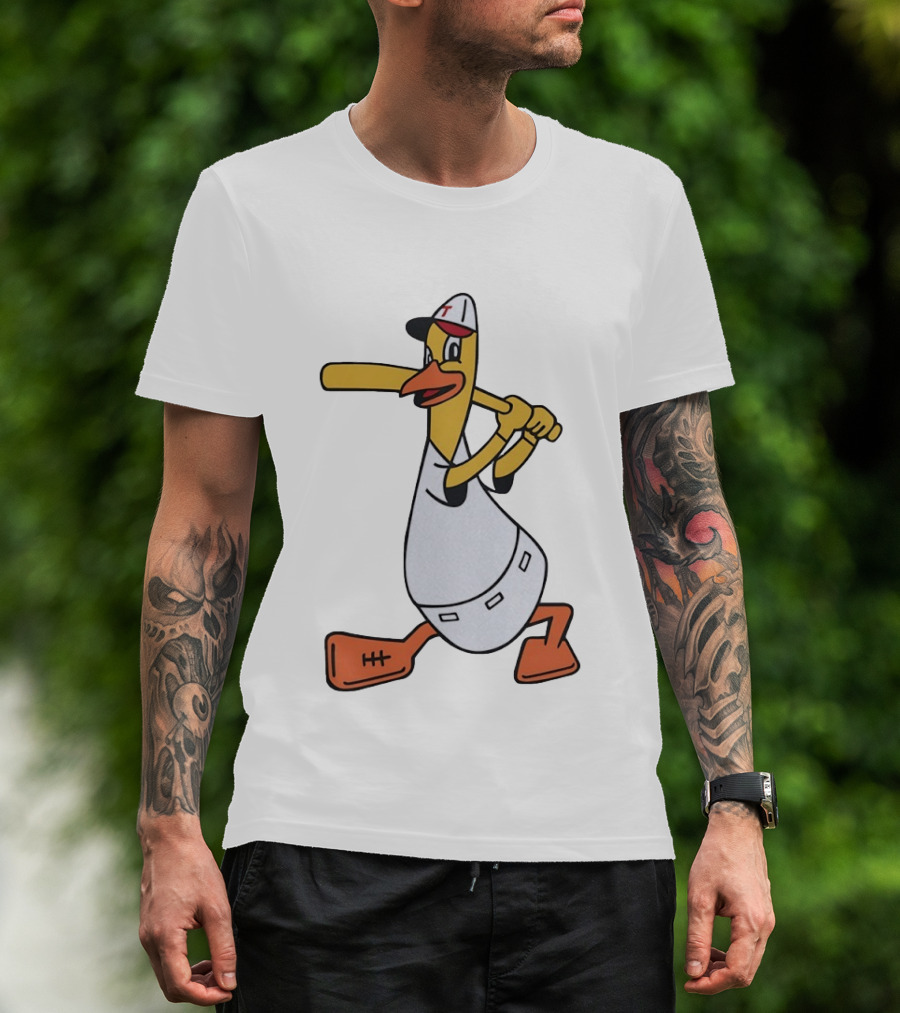 Toledo Mud Hens Mortimor Gold Imprint Franklin Baseball T-Shirt