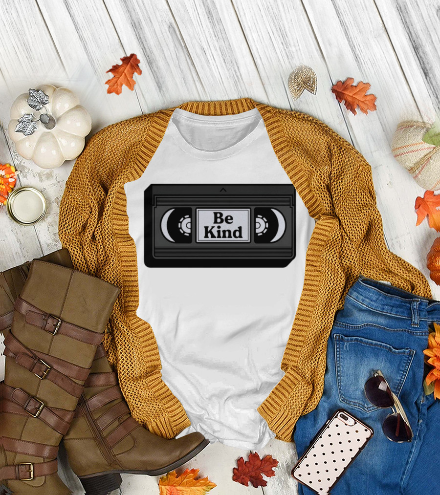 VHS Cassette Tape Be Kind Retro Nostalgia T-Shirt