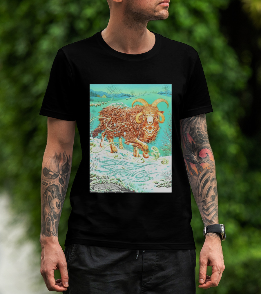 Billy Strings Asheville North Carolina 2026 Sheep Face T-Shirt