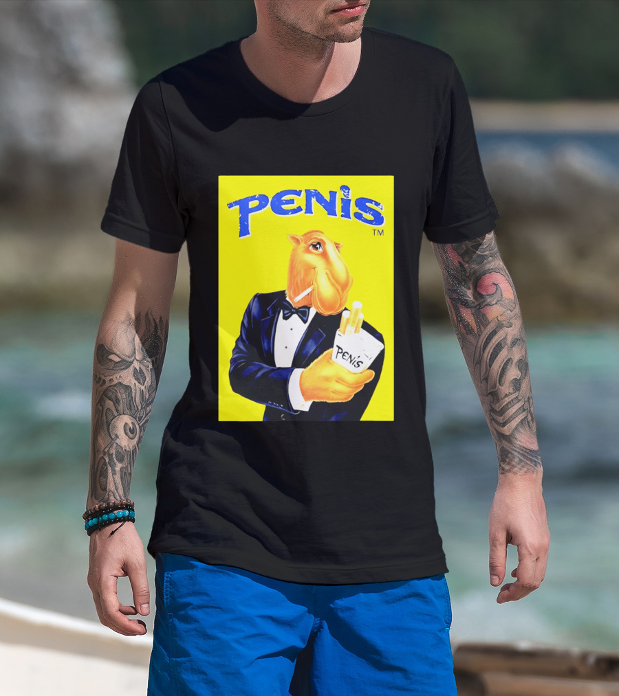 Penis Camel Smoking Meme T-Shirt