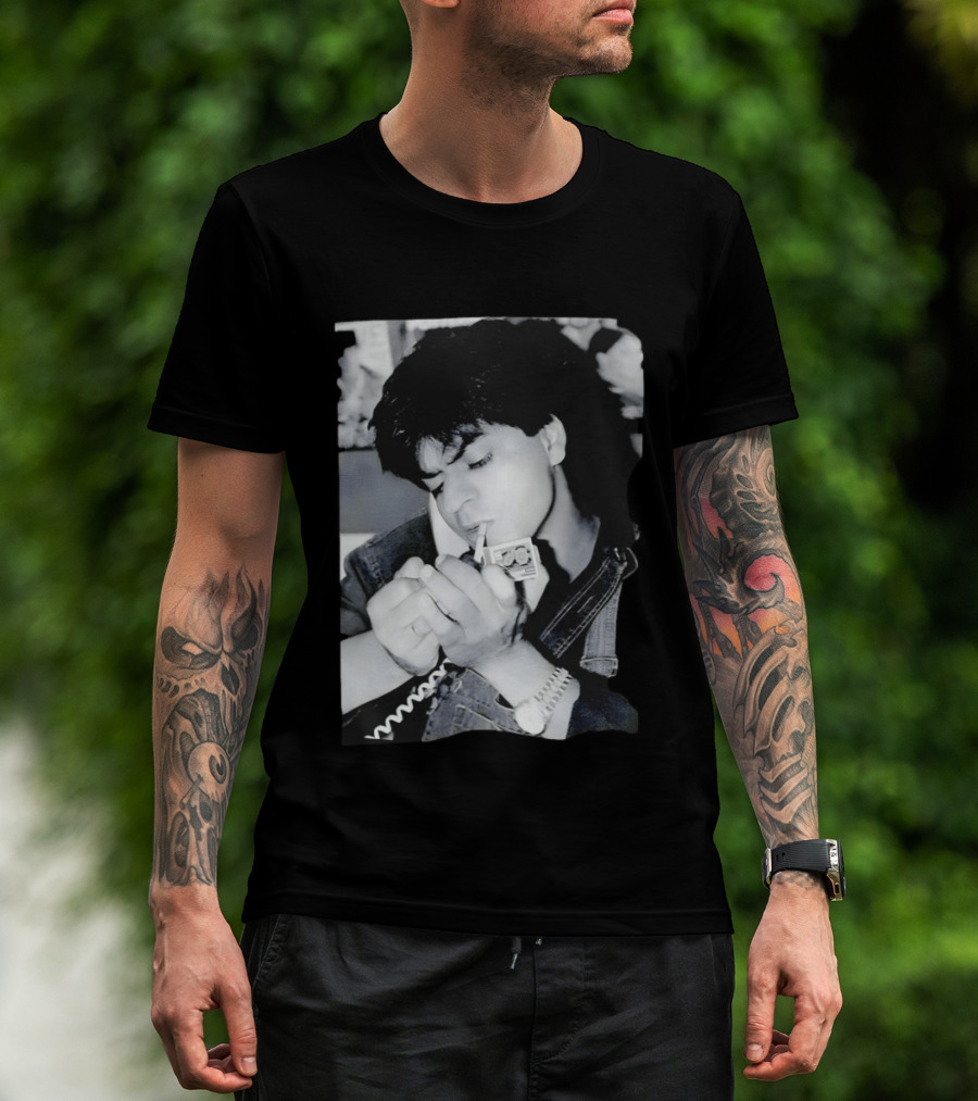 Shah Rukh Khan Iconic Smoking Bollywood T-Shirt