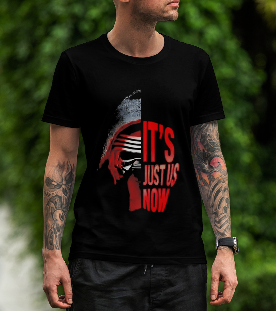 Kylo Ren It's Just Us Now Red Mask T-Shirt