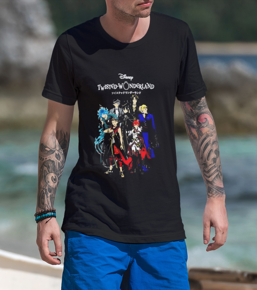 Twisted Wonderland Disney Character Ensemble Artistry T-Shirt