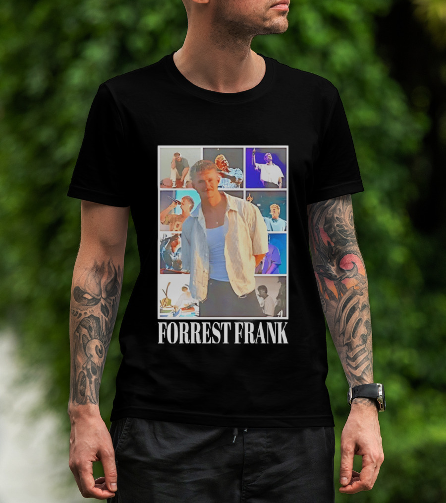 Forrest Frank Tour 2023 Live Performance Collage T-Shirt