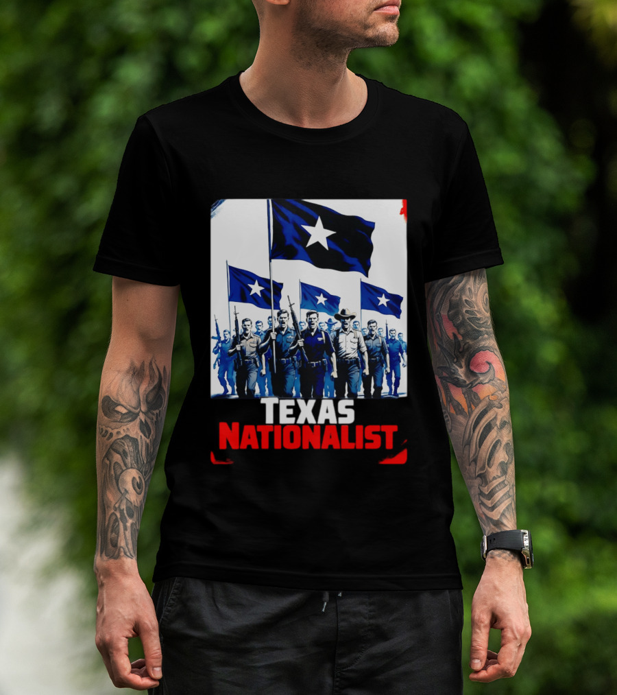 Texas Nationalist A New Texas Revolution Is Coming Patriotic Flag T-Shirt