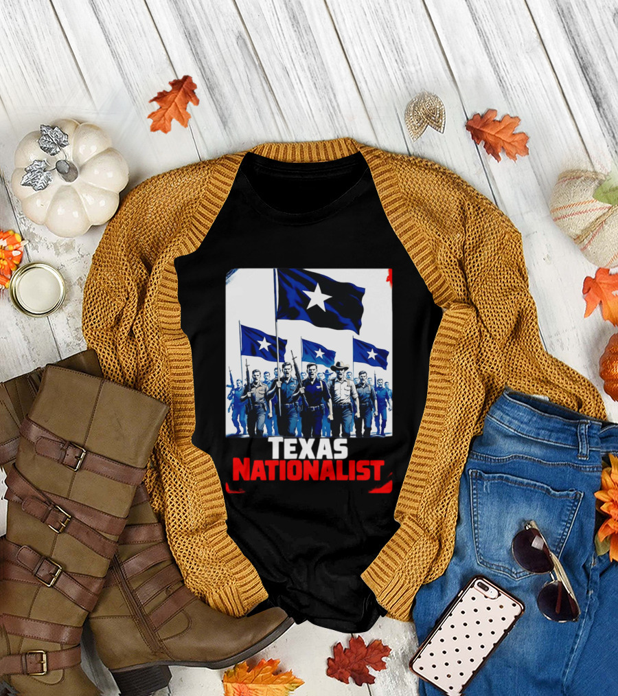 Texas Nationalist A New Texas Revolution Is Coming Patriotic Flag T-Shirt