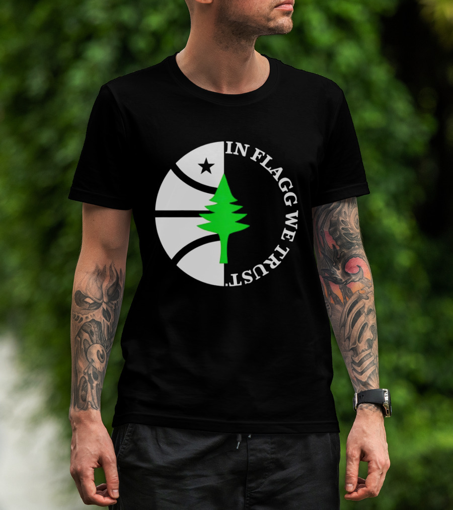 Naji Marshall In Flagg We Trust Basketball Tree Star T-Shirt