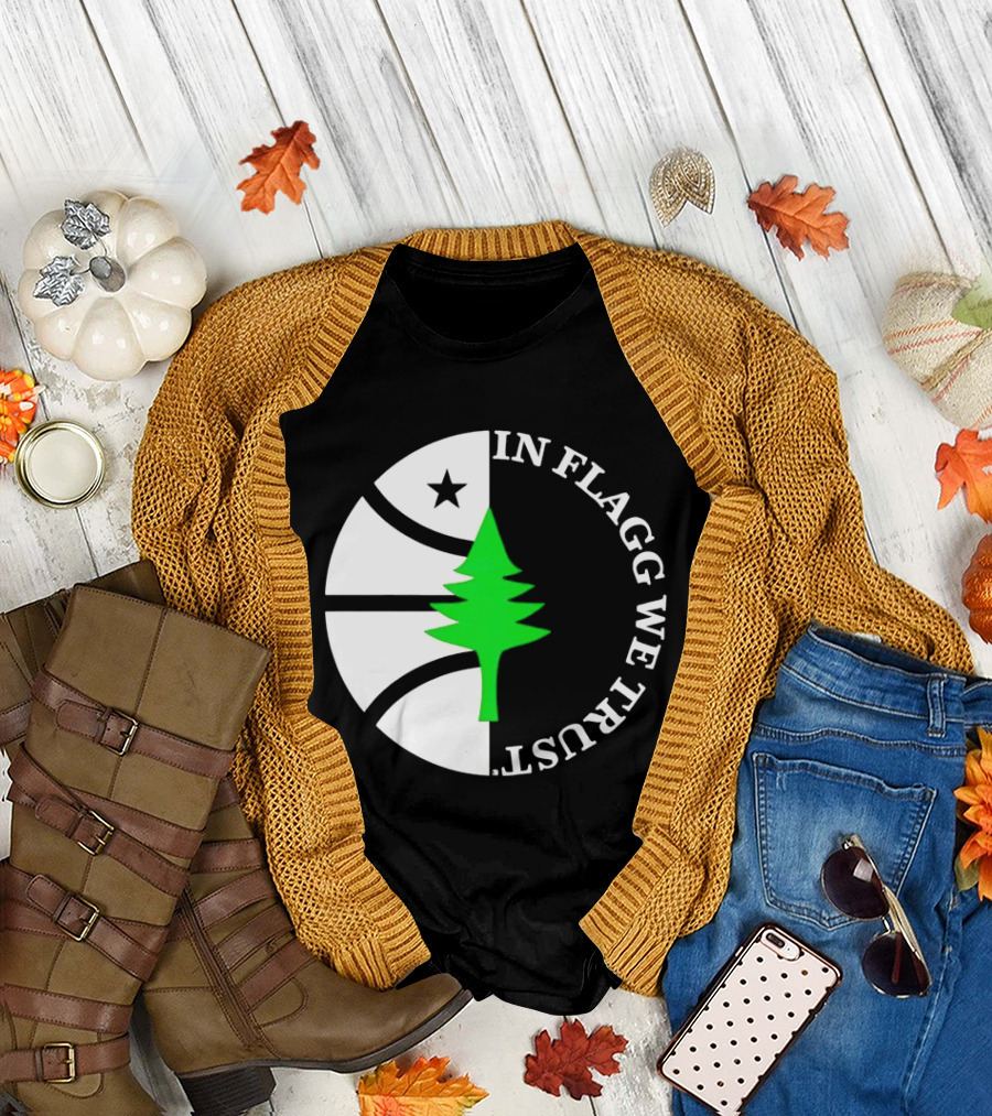 Naji Marshall In Flagg We Trust Basketball Tree Star T-Shirt