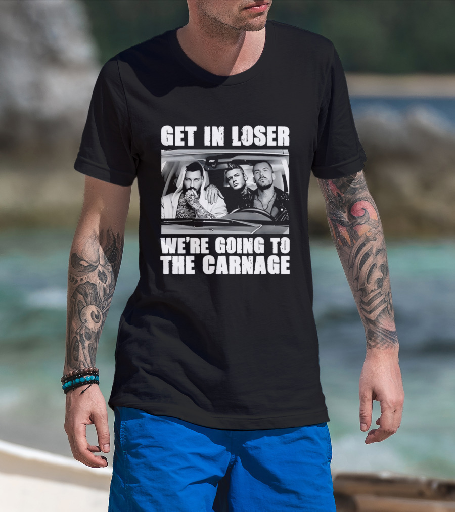 Get In Loser We're Going To The Carnage Spade Brothers T-Shirt