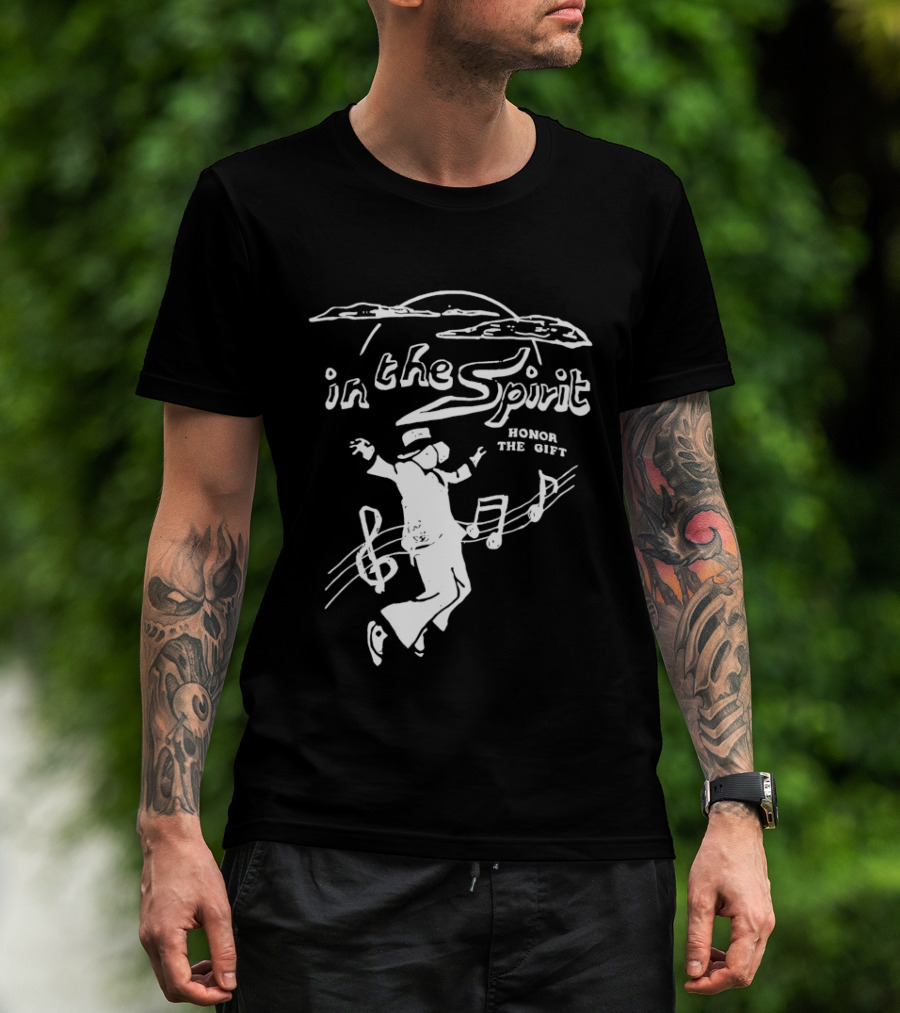 In The Spirit Honor The Gift Dancing Music Notes T-Shirt