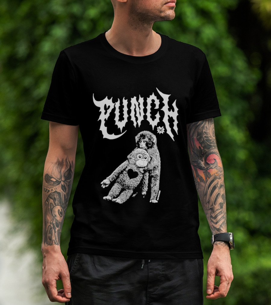 Punch Monkey With Heart T-Shirt