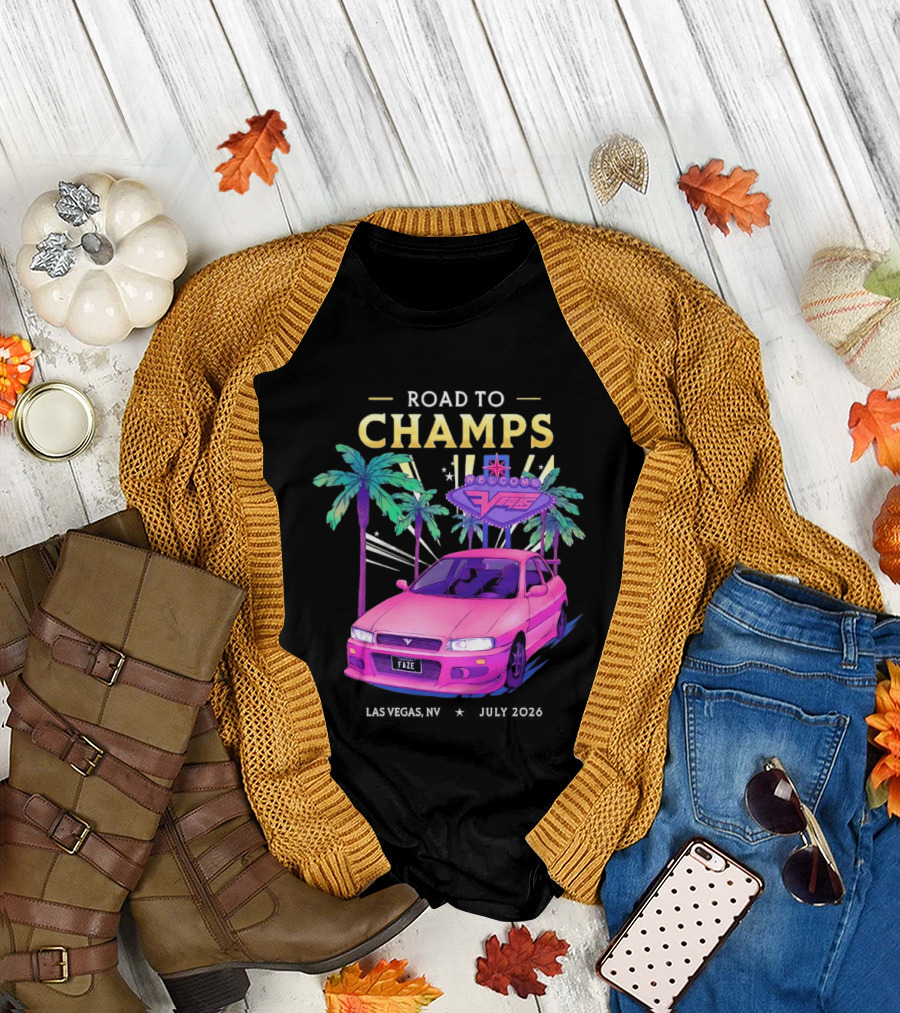 Road to Champs Faze Welcome Las Vegas 2026 T-Shirt