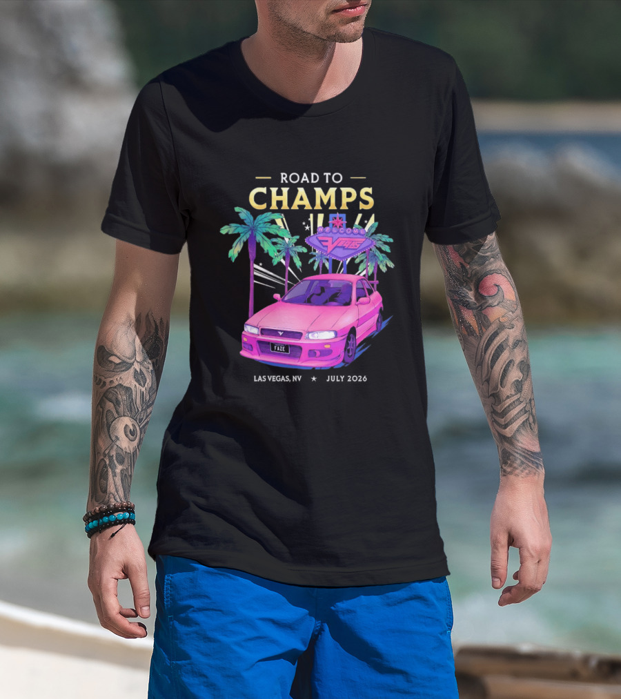 Road To Champs Faze Welcome Las Vegas 2026 T-Shirt