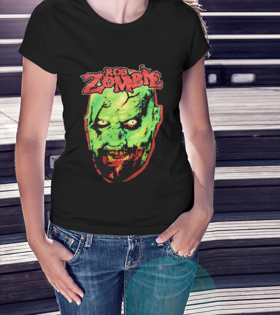 Rob Zombie Bring Out Your Dead Green Zombie Head T-Shirt
