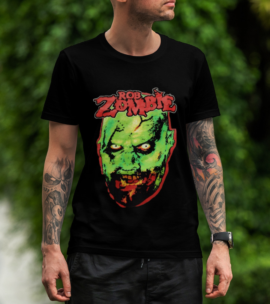Rob Zombie Bring Out Your Dead Green Zombie Head T-Shirt