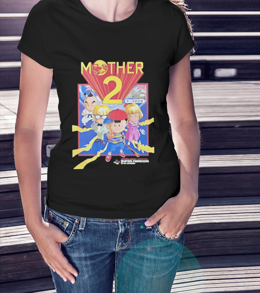 Mother 2 EarthBound Super Famicom Characters Japan T-Shirt