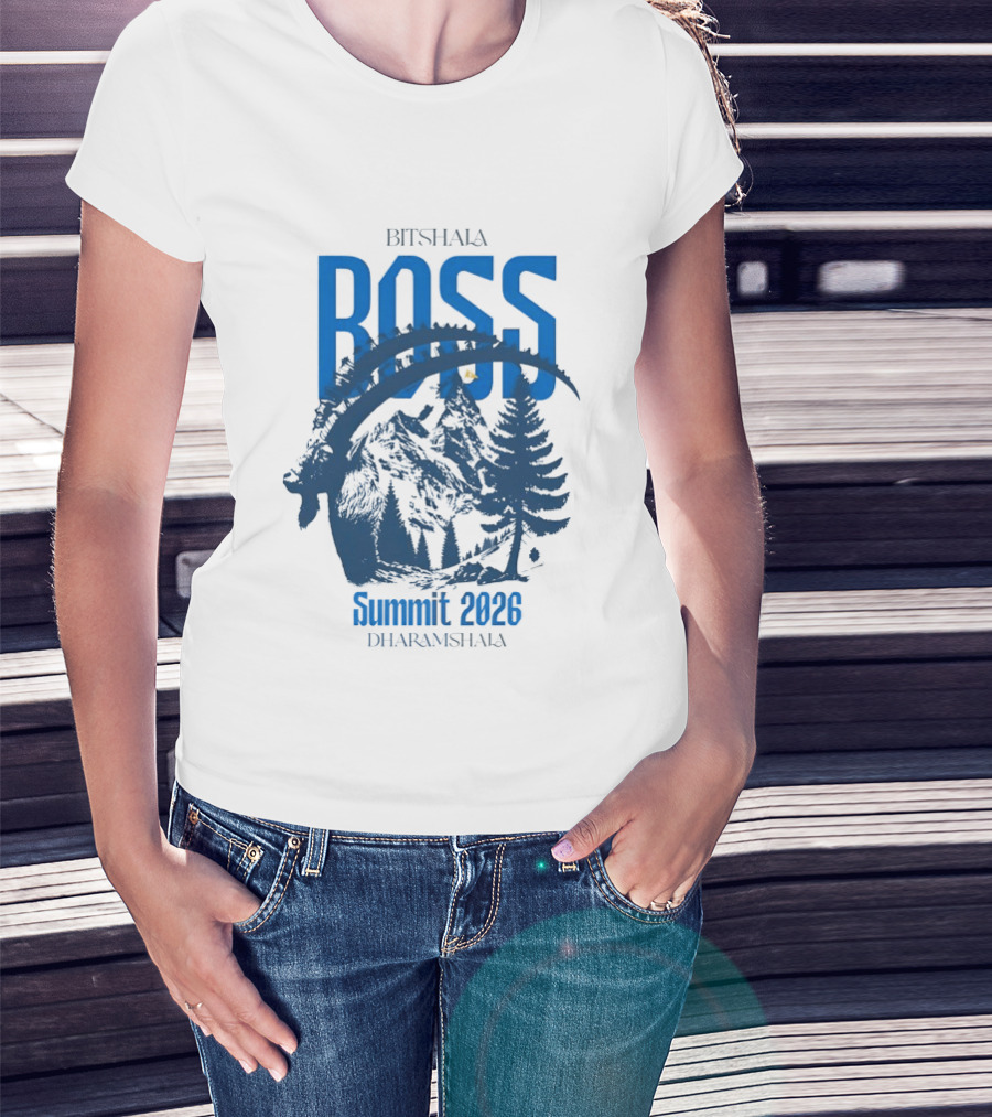 Bitshala Boss Summit 2026 Dharamshala Forest Scene T-Shirt