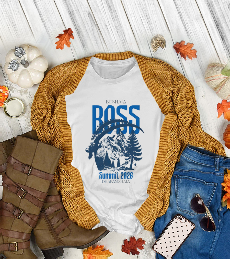 Bitshala Boss Summit 2026 Dharamshala Forest Scene T-Shirt