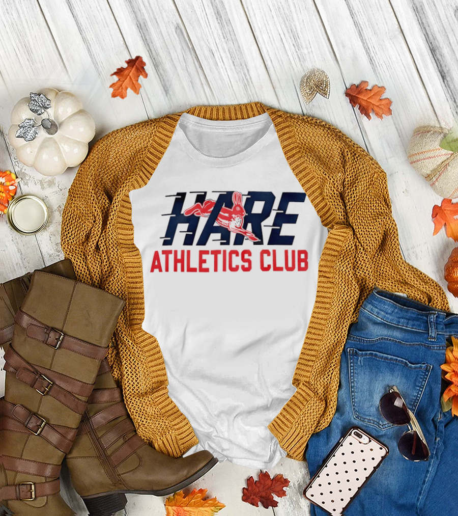 Hare Athletics Club Hare Running Hurdle Speed Training T-Shirt