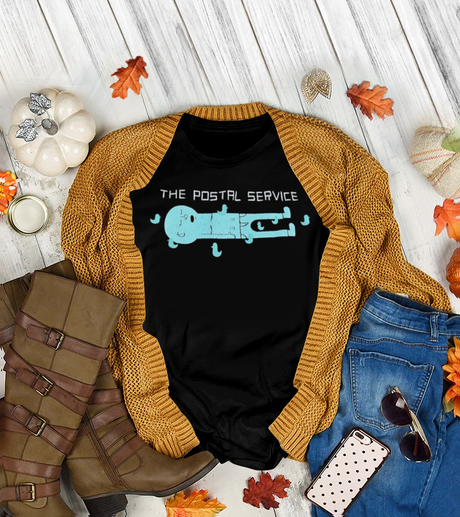 The Postal Service Key Imagery with Blue Bird T-Shirt