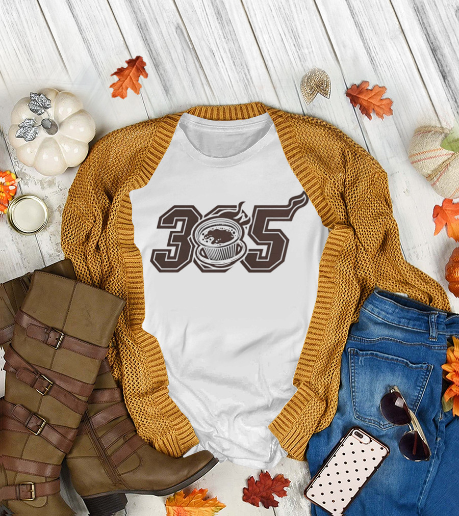 Coffee Cup 305 Steaming T-Shirt