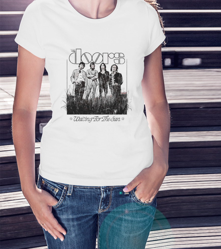 The Doors Waiting For The Sun Album Cover T-Shirt