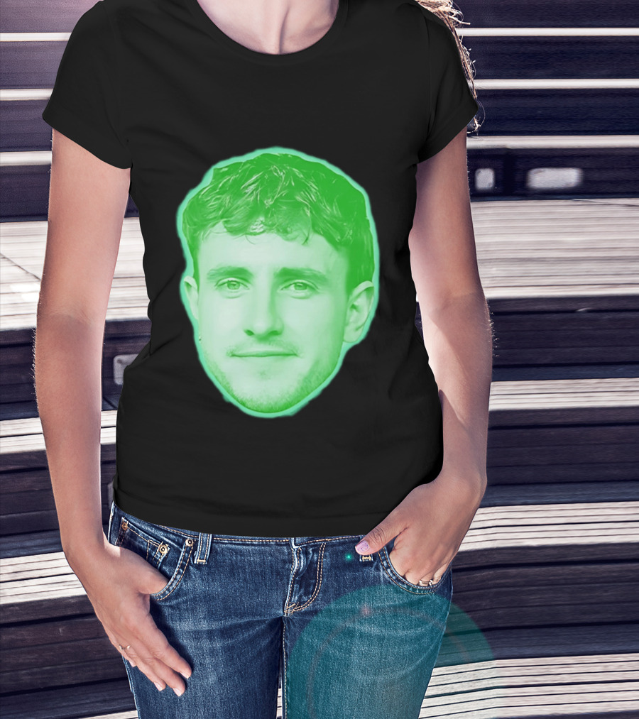 Paul Mescal Green Face St Patrick's Day 2026 T-Shirt