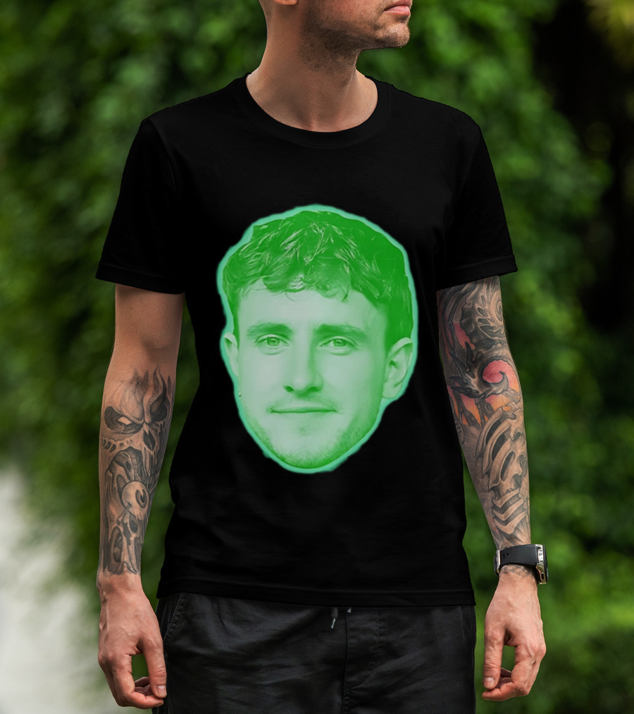 Paul Mescal Green Face St Patrick's Day 2026 T-Shirt