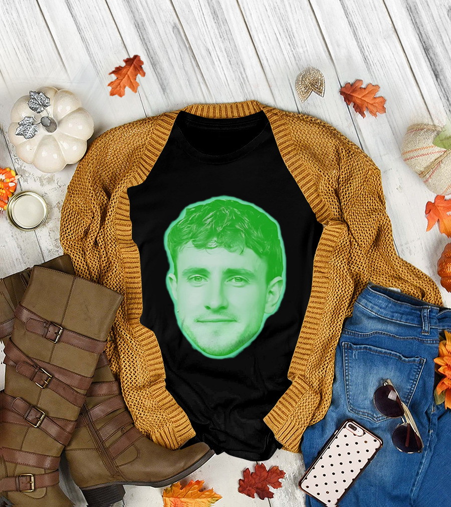 Paul Mescal Green Face St Patrick's Day 2026 T-Shirt