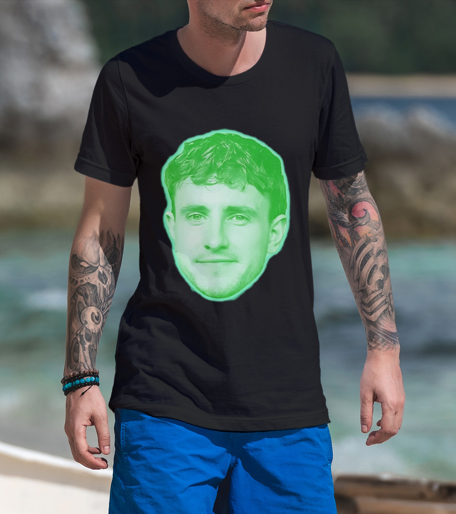Paul Mescal Green Face St Patrick's Day 2026 T-Shirt