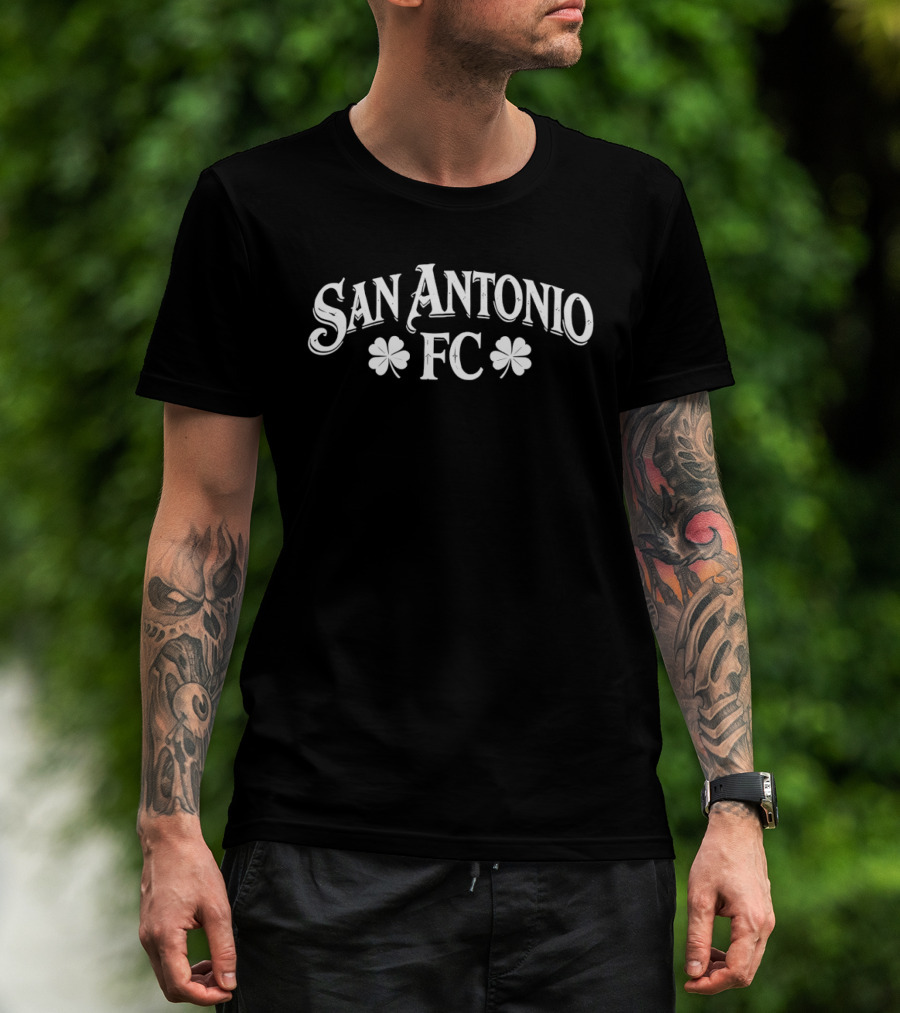 San Antonio FC St Patrick's Day Clover Team Spirit T-Shirt