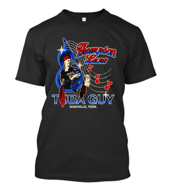 Thompson Lane Tuba Guy Music Sell Nashville Tenn T-Shirt