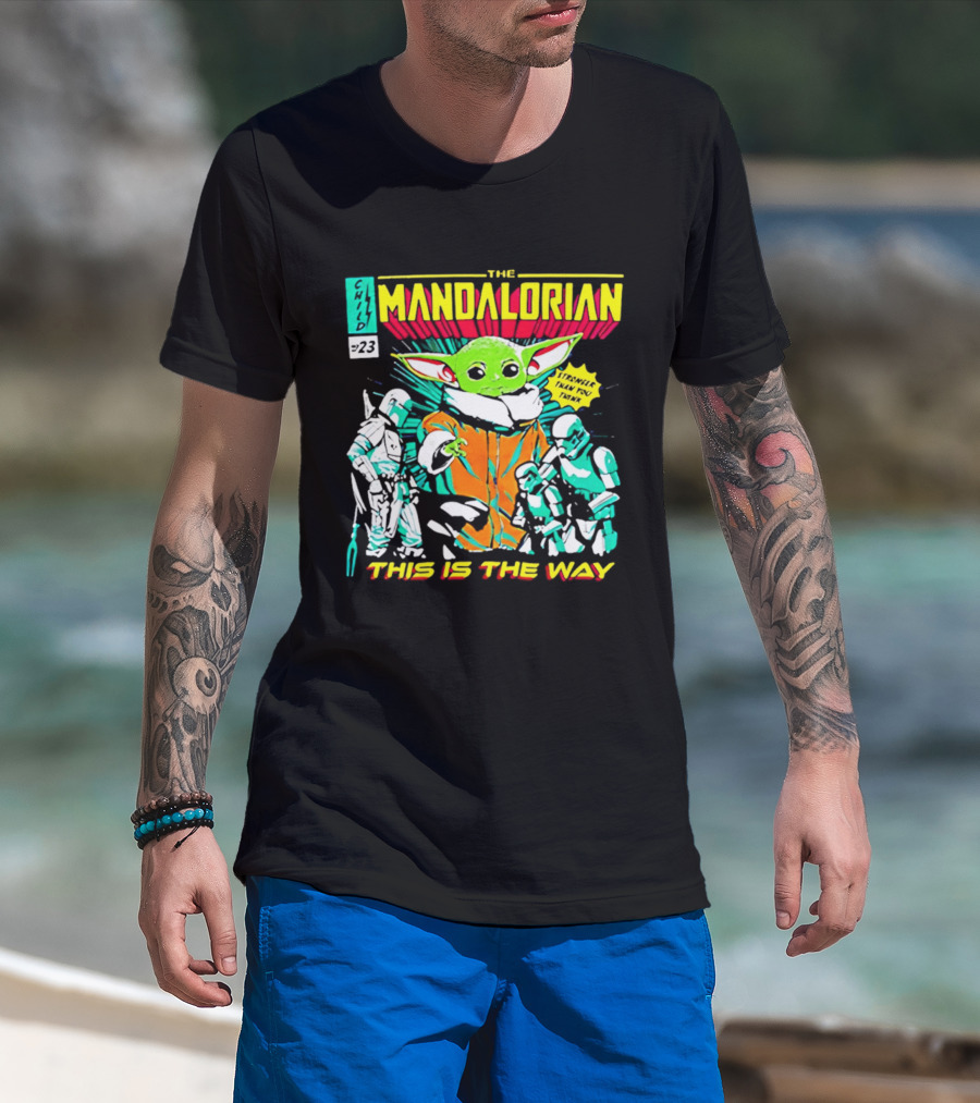 The Mandalorian Baby Yoda This Is The Way Comic Issue 29 T-Shirt