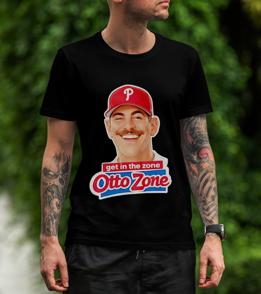 Philadelphia Phillies Mike Schmidt Get In The Zone Otto Zone T-Shirt