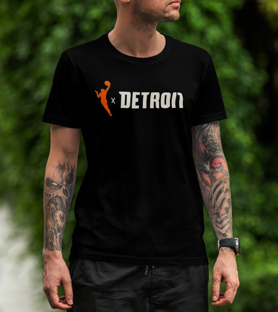WNBA X Detroit Collaboration Featuring Iconic Basketball T-Shirt