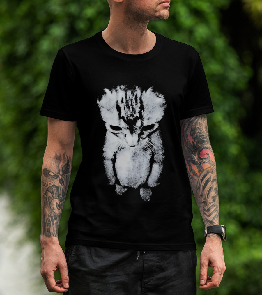 Sad Little Cat Cute Emotional Kitten T-Shirt