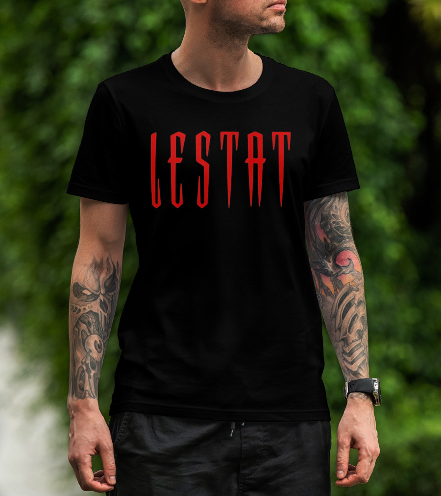 Lestat De Lioncourt Vampire Chronicles Dripping Red Font T-Shirt