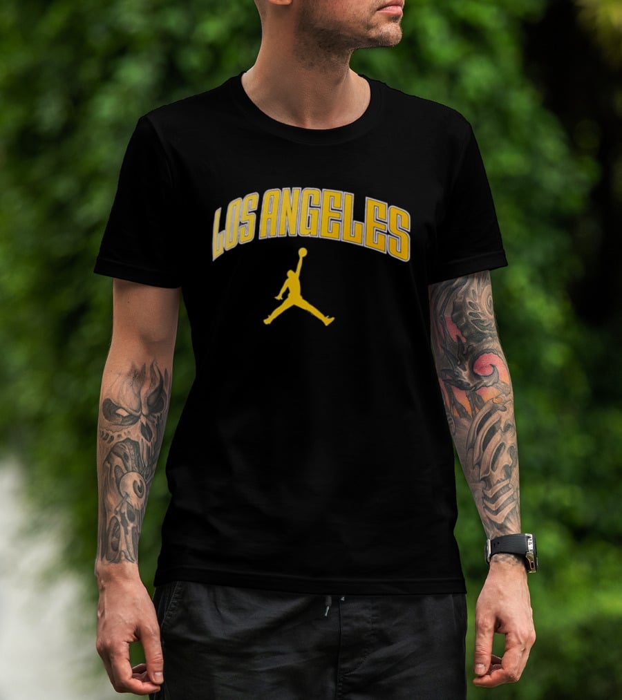 Los Angeles Jumpman Basketball Iconic Style Sportswear T-Shirt