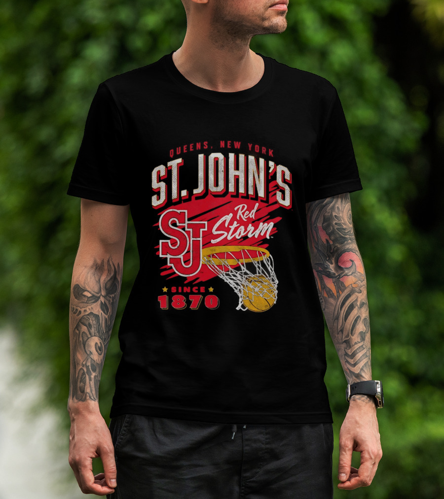 St John's Red Storm Basketball New York Since 1870 Queens T-Shirt