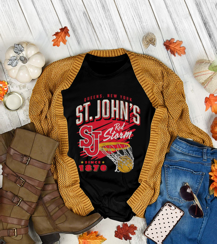 St John's Red Storm Basketball New York Since 1870 Queens T-Shirt