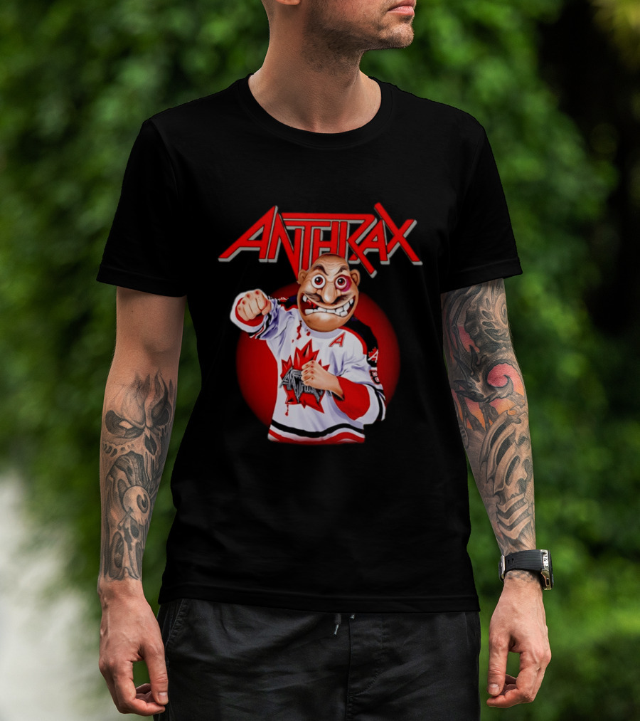 Anthrax Hockey Jersey With Mad T-Shirt