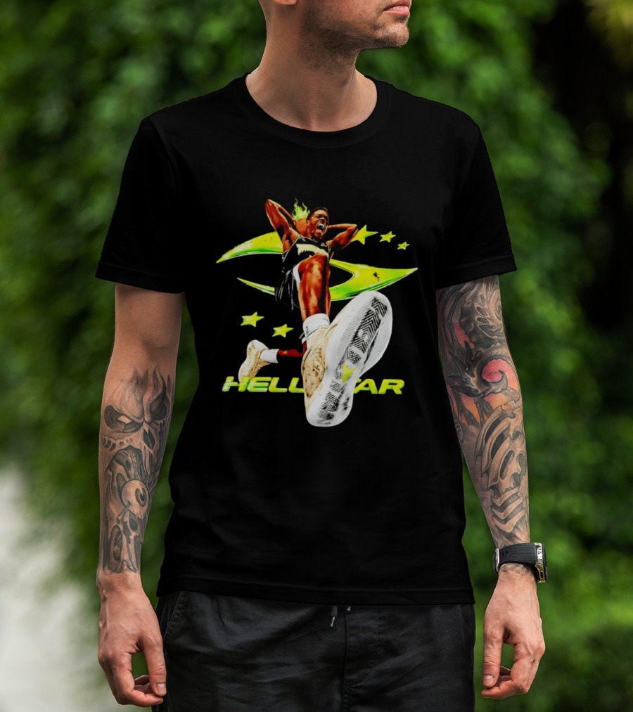 Hell Star Anthony Edwards Minnesota Timberwolves Dunk Flame T-Shirt