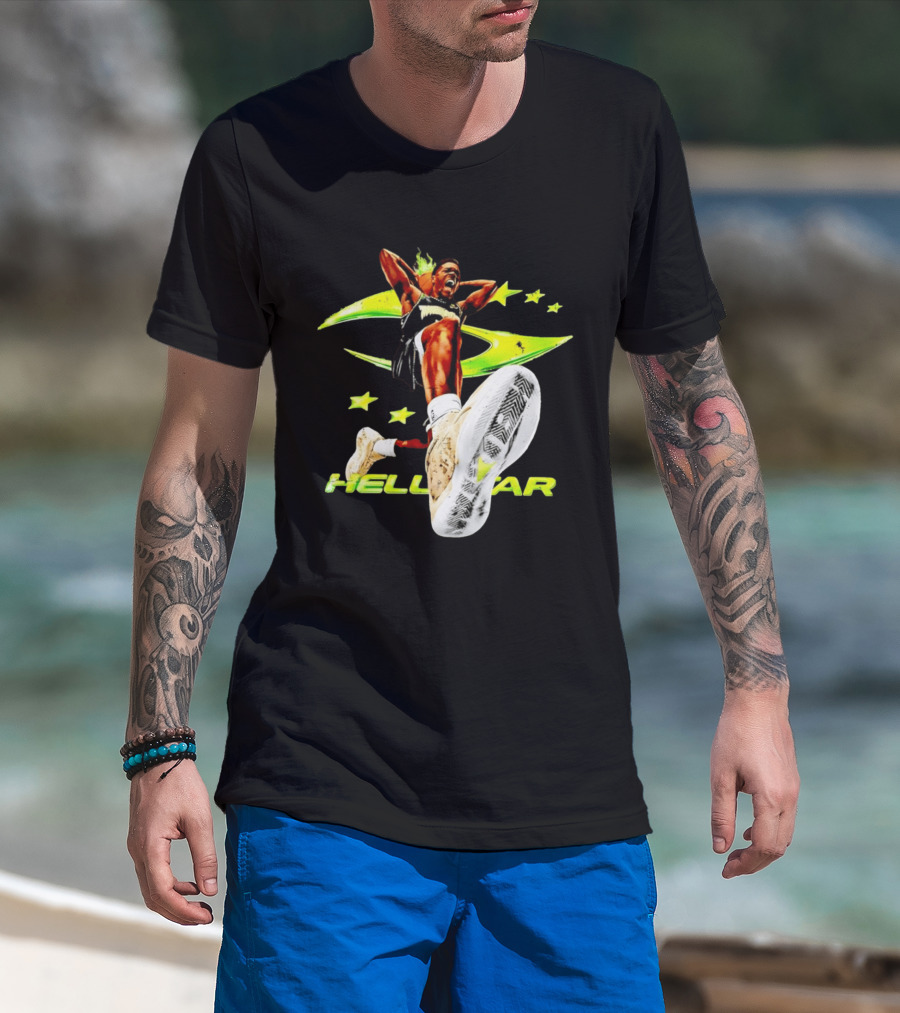 Hell Star Anthony Edwards Minnesota Timberwolves Dunk Flame T-Shirt