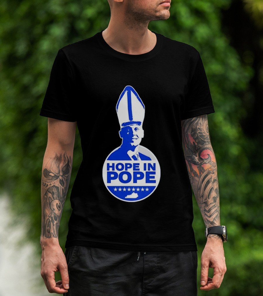 Hope In Pope Kentucky Wildcats Baseball Fan T-Shirt