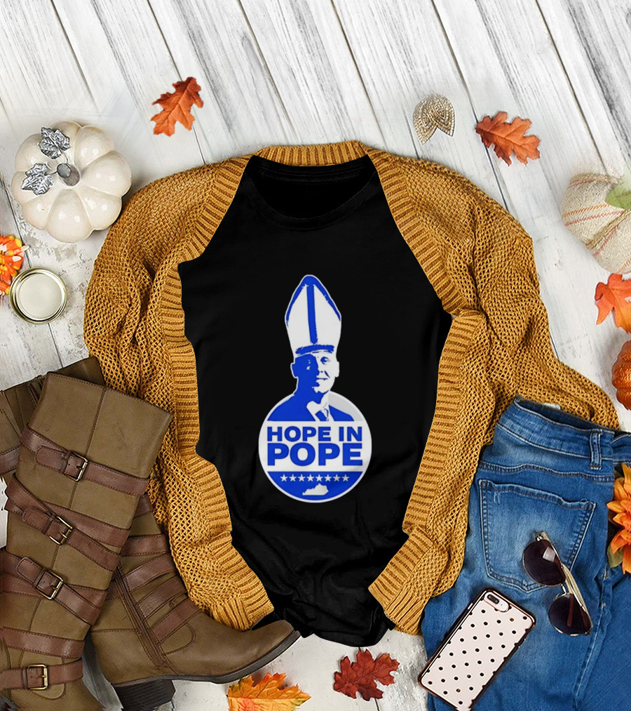 Hope in Pope Kentucky Wildcats Baseball Fan T-Shirt