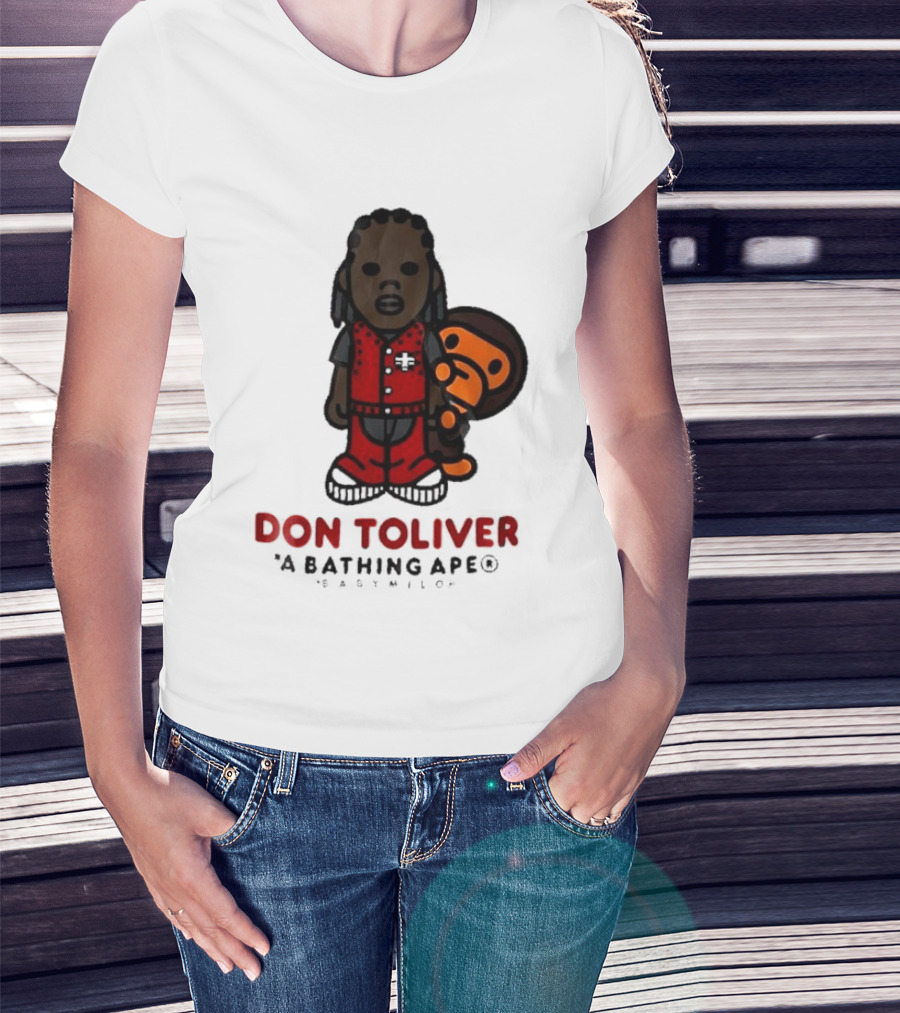 Don Toliver A Bathing Ape Baby Milo Collaboration T-Shirt