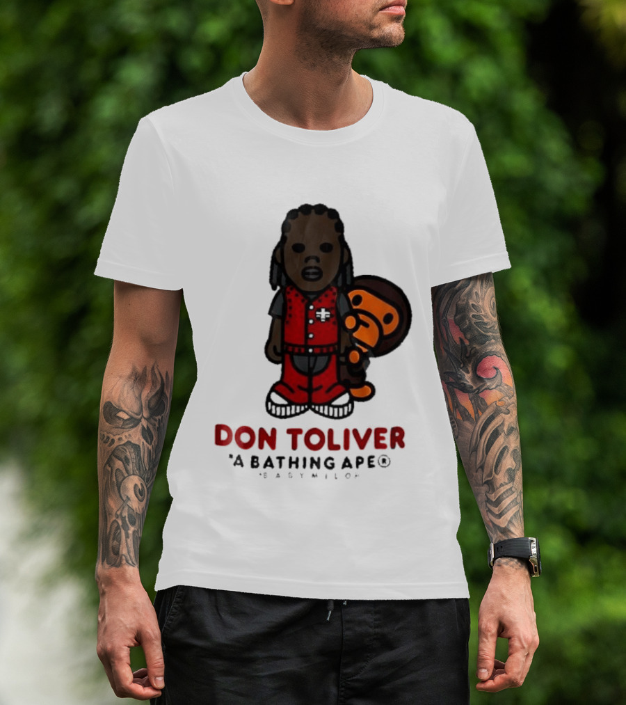 Don Toliver A Bathing Ape Baby Milo Collaboration T-Shirt