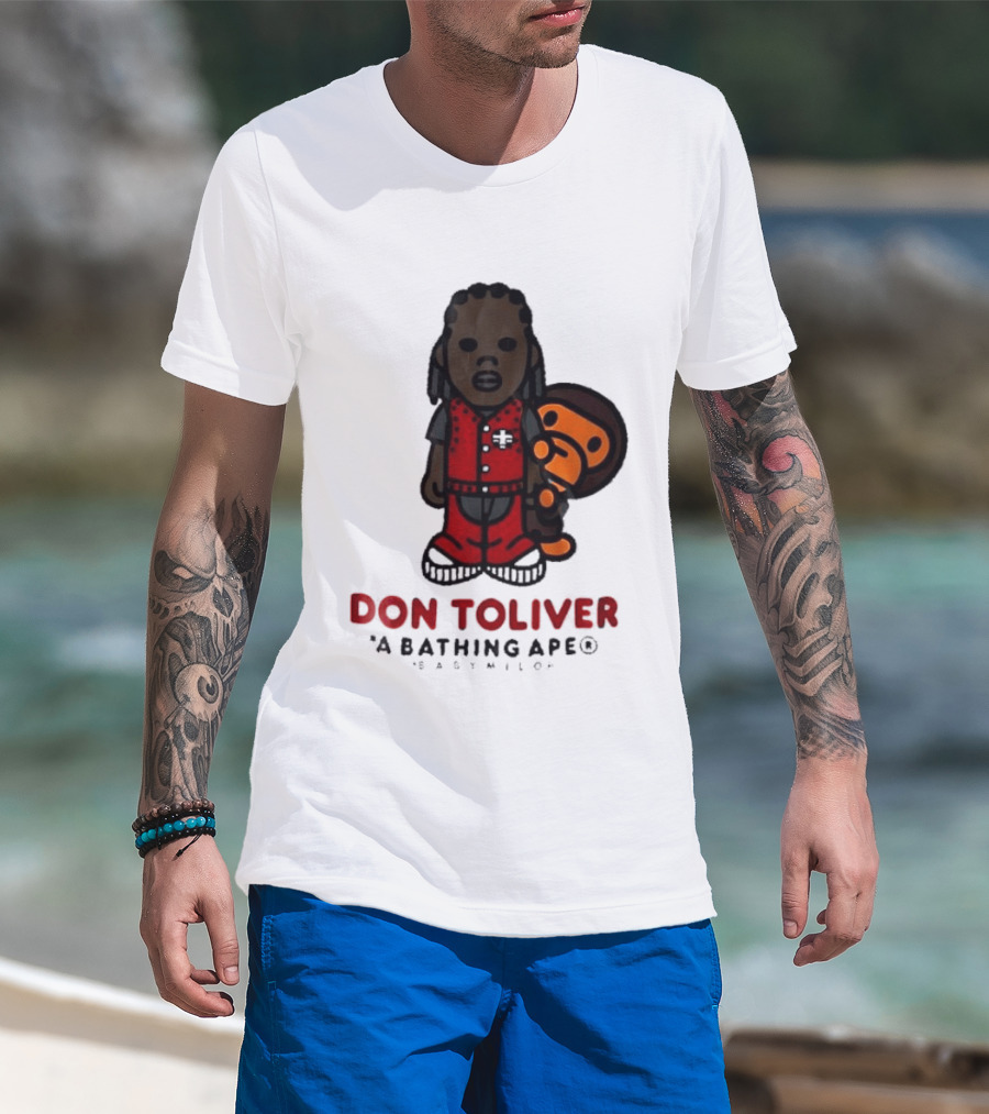 Don Toliver A Bathing Ape Baby Milo Collaboration T-Shirt