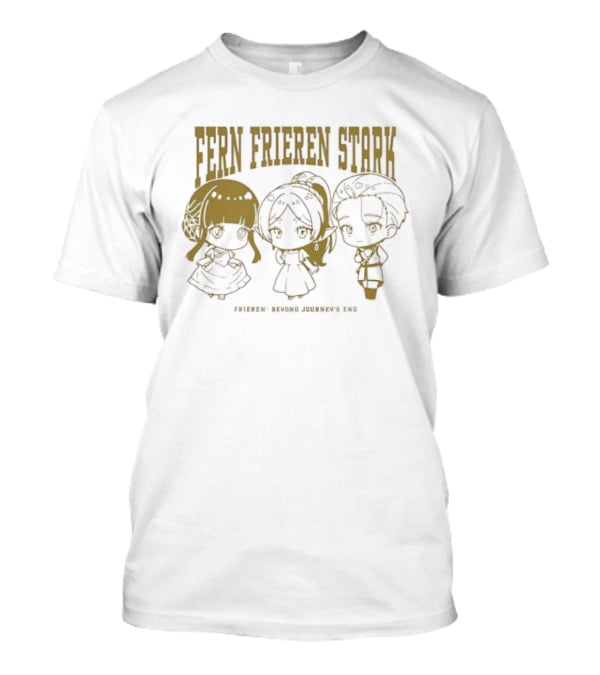 Fern Frieren Stark Beyond Journey's End Anime Chibi Trio T-Shirt
