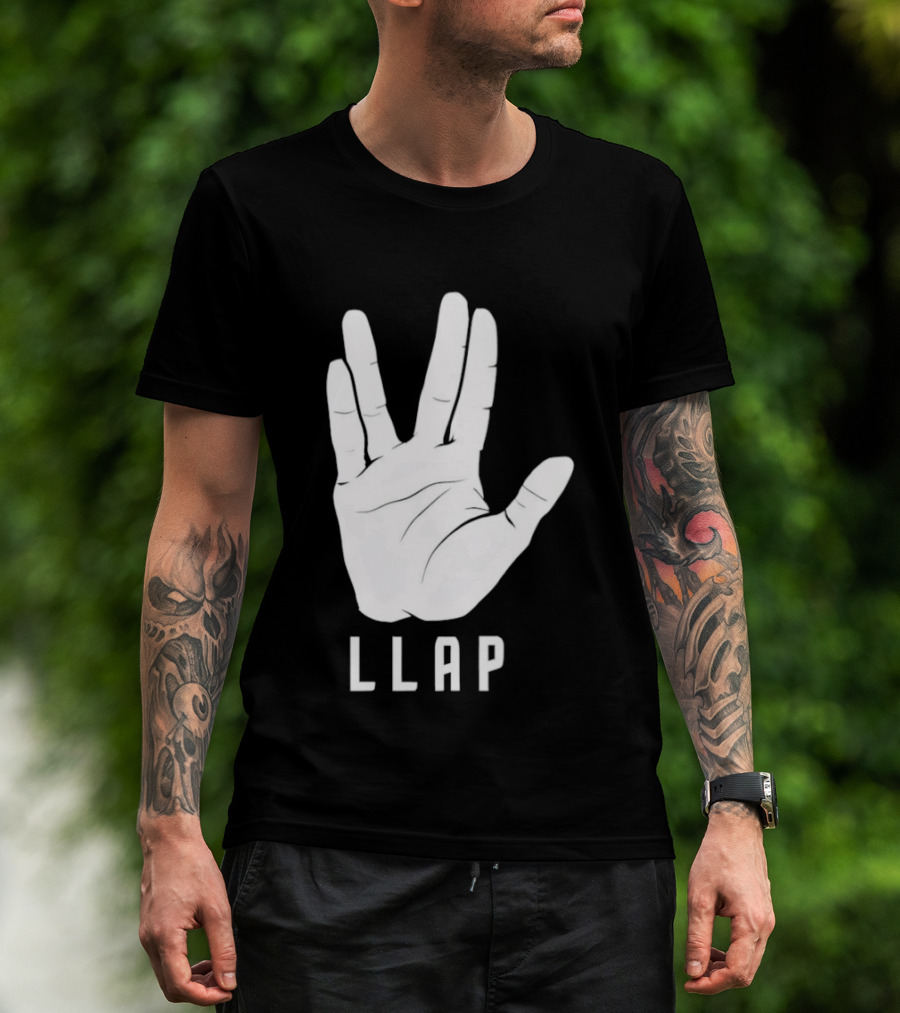LLAP Vulcan Salute Hand T-Shirt